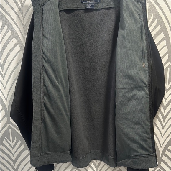 Black Green Bay Packers Performance Jacket with Full-Length Zipper - Picture 5 of 7